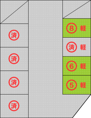 月極駐車場区画図